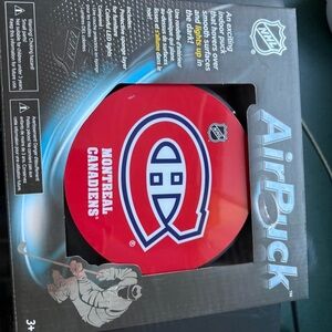 NHL AirPuck Montreal Canadiens Red Toy